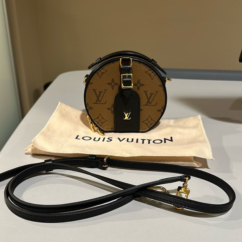 Louis Vuitton mini boite chapeau reverse monogram